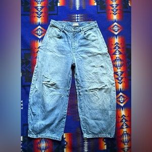 Free people barrel jeans NWOT